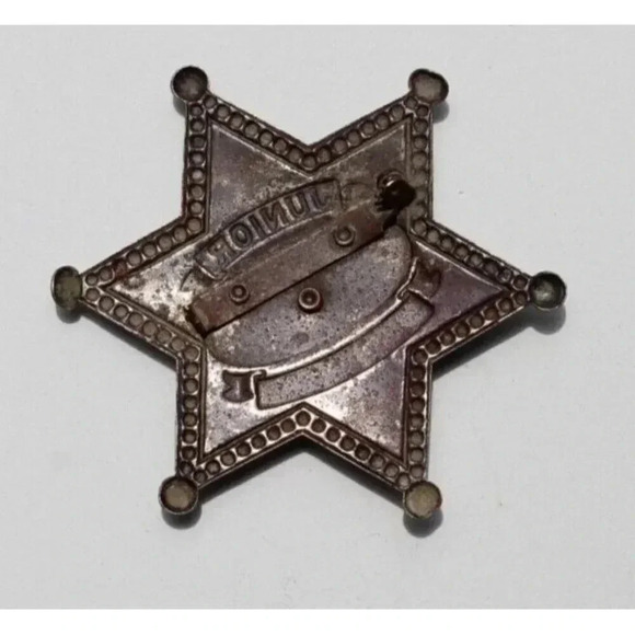Vintage Star Western Junior Ranger California Badge - Picture 2 of 2
